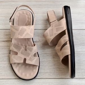 Premium Leather Men's Sandal in Beige